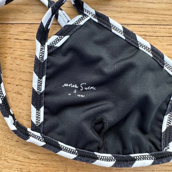 Aguaviva Swim Chevron Stripe Bikini with Matching Arm Sleeves - Picture 6 of 9